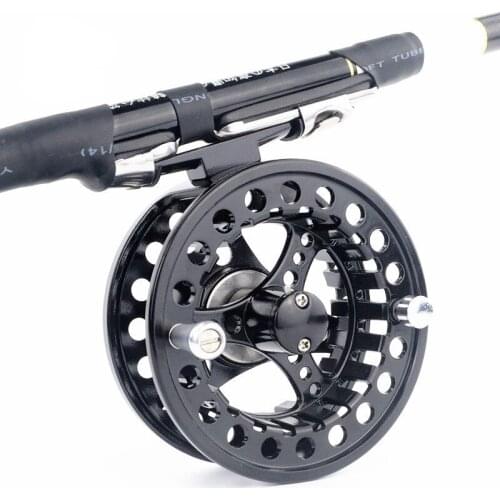 Fly Fishing Reel Alloy 2+1BB Ball Bearing Fishing Reels 3/4 / 5/6 / 7/8 Weight Right Fly Reel Pesca Fishing Coils LUN005