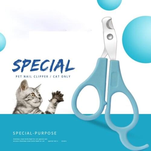 Cat Nail Clipper Kitten Scissors Stainless Steel Saving Pet Nail Cutter Cat Cleaning Grooming Tool Claw Toe Tools Puppy Products