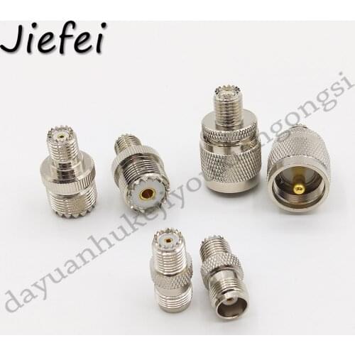 New miniUHF mini UHF Female To UHF PL259 SO239 male female TNC female Brass Straight Coaxial RF Adapters Cable Connector Socket