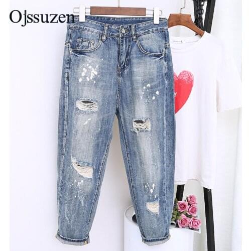 Джинсы МОМ Ojssuzen China At AliExpress