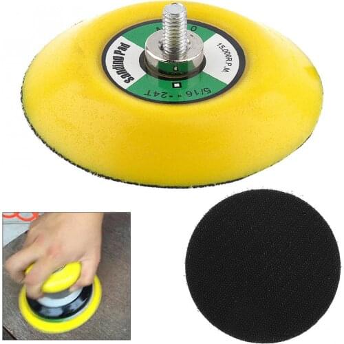 3 Inch Professional 15000RPM Double-acting Random Orbital Sanding Pad with Hairy Surface for Polishing and Sanding NEW