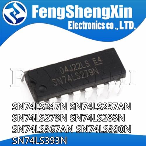5pcs/lot SN74LS283N DIP-16 74LS283 HD74LS283P DM74LS283N 4 BIT BINARY FULL ADDERS WITH FAST CARRY IC