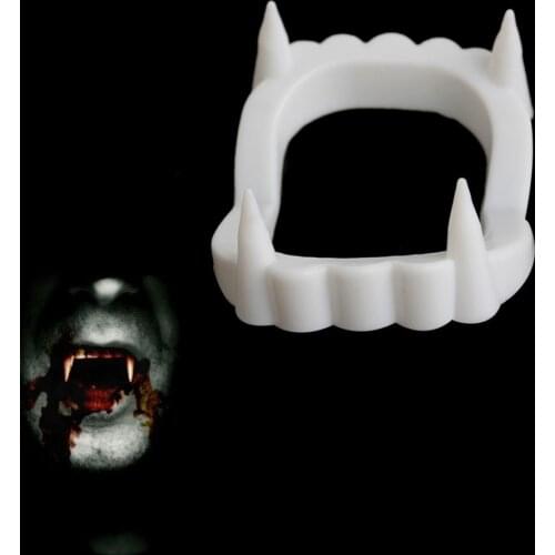 Scary Vampire Outfit Dracula Teeth Halloween Monster Werewolf Zombie Fangs Halloween Party