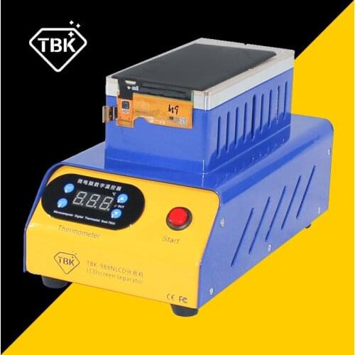 TBK-988N Built-in double vacuum pump lcd screen separate machine for Straight screen edge Curved screen s6 edge S8 high quality