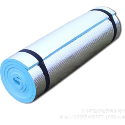 EVA Foam Moisture Pad Thicken 1cm Outdoor Aluminum Film Moisture Pad Crawling Mat Yoga Mat Camping Mat