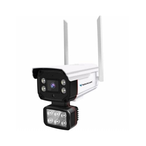 Vstarcam C51s 2MP 1080P Full Color IP Bullet Camera AI Humanoid Smoke Alarm Absent Detection Intercom Baby Monitor