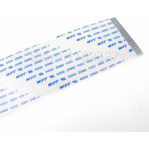 High Quality Flat Flex Cable WFT AWM 20960 105C 300V VW-1 30pin 1.0mm pitch same side contact A type 600mm length FFC cable