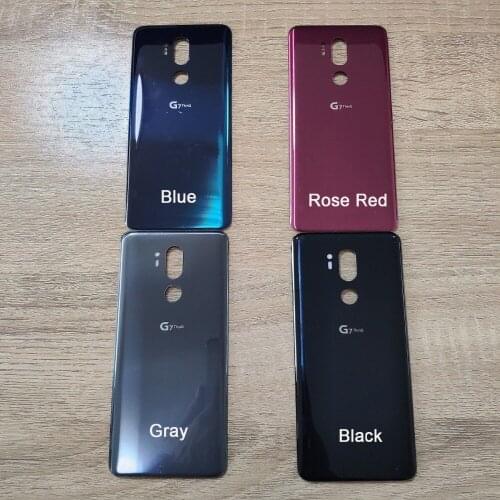 10Pcs/lot For LG G7 ThinQ G710 Original New Glass Housing Back Case Rear Battery Door Cover with Adhesive Sticker Tape