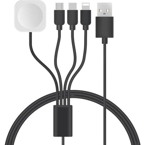 4 in 1 Square Multi-function Wireless Charger Applicable iWatch Universal Android Apple Wireless Charger