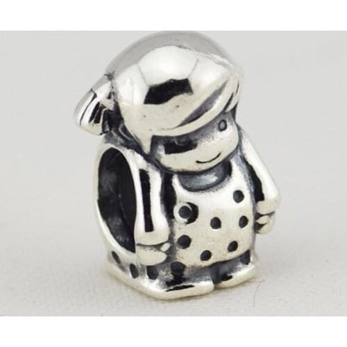 Authentic 925 Sterling Silver Lovely Precious Girl Charm Beads for Jewelry Making Fits Original Charms Bracelets berloques