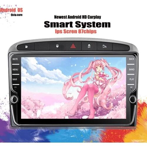 Android 10 4G LTE Car Multimedia Video Audio Player GPS Navi For Peugeot 408 308 308SW 2Din Radio Stereo tape recorder pc tablet