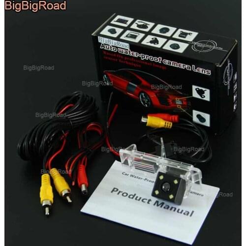 BigBigRoad Car Intelligent Dynamic Track Rear View Camera For Renault Megane 2 II 3 III / Clio 4 2014 2015 / Master 2010-2015