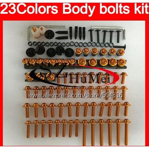 Fairing bolts full screw kit For SUZUKI Katana GSXF750 GSX600F 03 04 05 06 07 2003 2004 2005 06 2007 Windscreen bolt screws Nuts