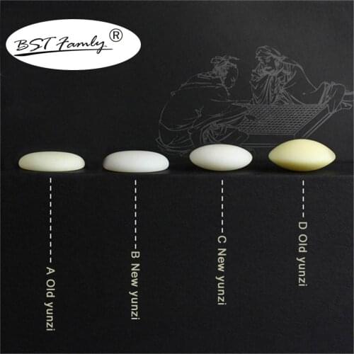 BSTFAMLY Go Game Chess 361 Pieces New Old Yunzi a/b/c/d 2.2cm For 19 Road Chessboard Chinese Old Game of Go Weiqi Checkers GA5