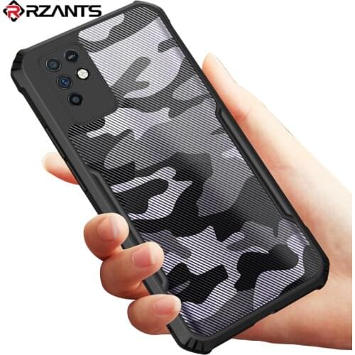 Rzants For Infinix Note 10 Infinix Note 10 Pro Case Hard [Camouflage] Shockproof Slim Camera Protection Cover