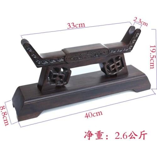Chicken Wings Woodens Frame Support Sword Stand Black Catalpa Wood The Sword Base Sword Tool Carrier Knife Holder Knife Support