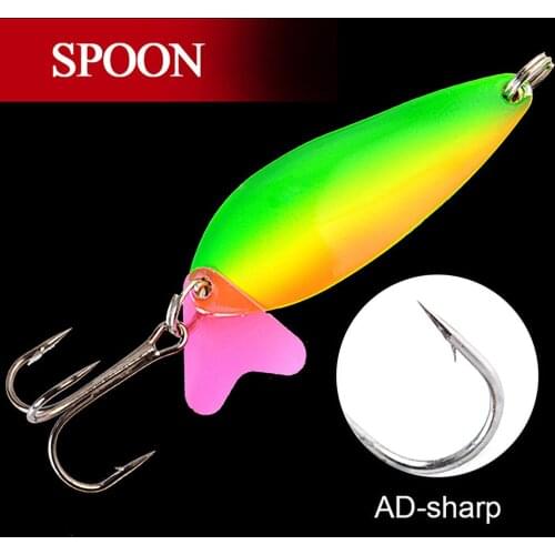 FTK Fishing Metal Plate Marine Cut 2 Extra Strong 18/28/30g Simulate Scales Single and Doule Sequins With Zinc Alloy Material