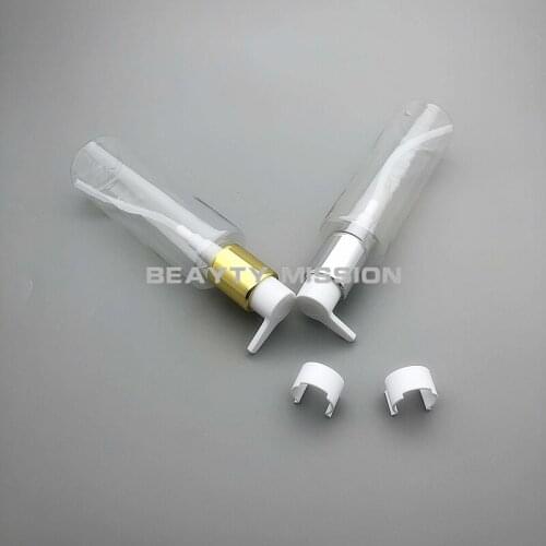 BEAUTY MISSION 150ml X 36 empty clear lotion cream plastic bottle with gold/silver lotion pump,150cc shampoo bottle container