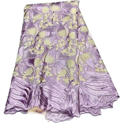 African Lace 5Yards Factory Price 100%Cotton Swiss Voile Tissu Lace Fabrics Embroidery in Switzerland Sewing For Women Clothes