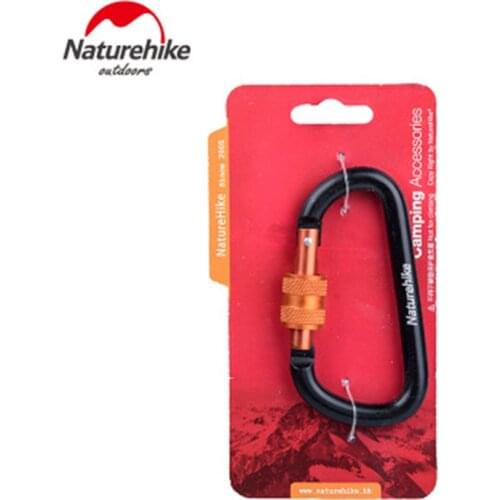 Naturehike Tool Hook Camping Tent Accessories 8CM Bottle Hooks Fast Hanging Multifunctional Aluminum Alloy Buckle NH15A008-D