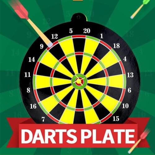 24.5cm Magnetic Dartboard Sets Safety Dart Board with 2pcs Darts Family Game Sport Toys for Kids Adults Indoor or Outdoor