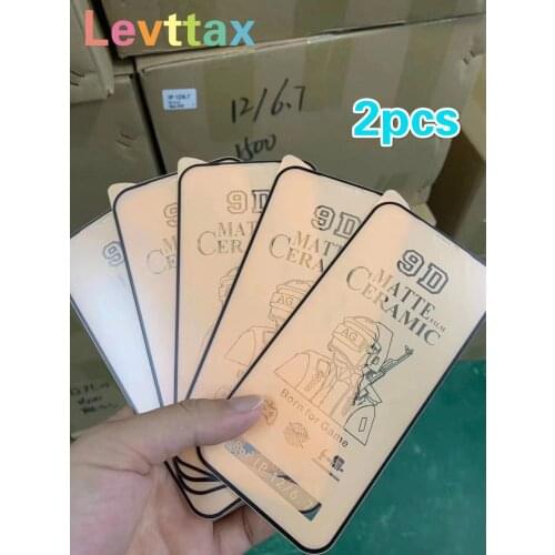 2Pcs 9D Matte Ceramics Screen Protector For iPhone 12 Mini 11 Pro XS Max Full Cover Soft Film For iphone XR X 8 7 6S Plus SE2