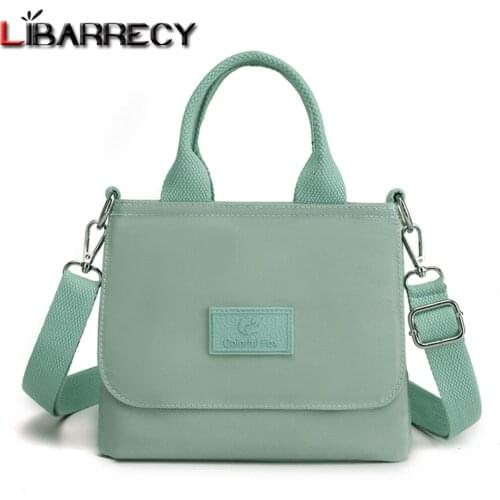 Multifunctional Designer Ladies Shoulder Bag Solid Color Design Women Messenger Bags High Quality Nylon Womens Handbag Bolsos