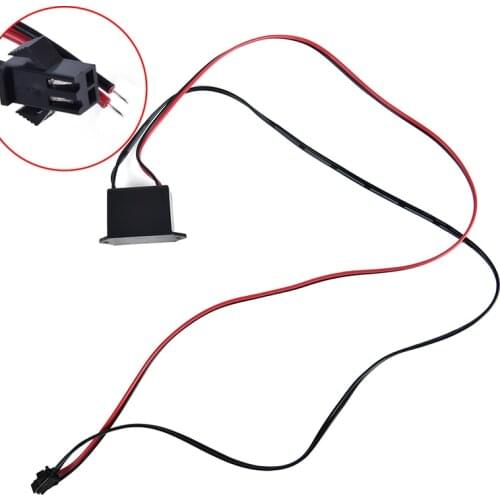 New 12V Neon EL Wire Power Driver Controller Glow Cable Strip Light Inverter Adapter