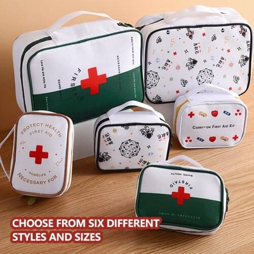 Portable Home First Aid Medical Kit Outdoor Travel Camping Medicine Storage Bag Large Capacity Emergency Survival Bag Pill Case