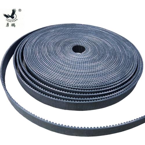 5 meters HTD 5M timing belt width 15mm Arc tooth pitch 5mm Synchronous rubber open ended pulley CNC 3D Engraving Machine HTD5M