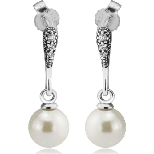 100% 925 Sterling Silver Stud Earrings for Women Fine Jewelry Elegant Beauty Silver 925 Earings Stud Brincos Pendientes