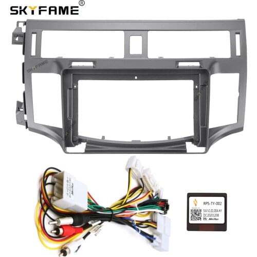 SKYFAME Car Fascia Frame Cable For TOYOTA AVALON 2006-2010 Android Big Screen Dask Kit Fascia Frame