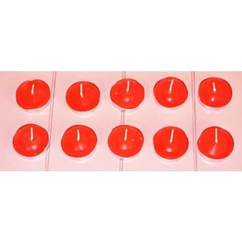 Modern Tealigt Candle 10Lu Package Red trinket baratija حلية орнаментальный