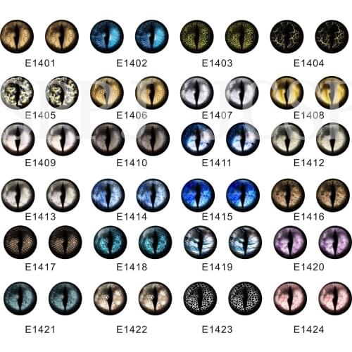 Glass pupil doll eye piece simulation animal eye doll DIY jewelry accessories 6mm~40mm