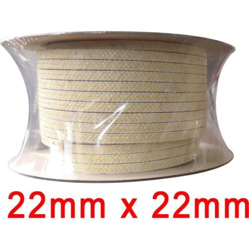 22mm x 22mm Dupont hot mill Aramid fiber packing high-pressure pump Aramid fiber wire rod AFRP shaft seal