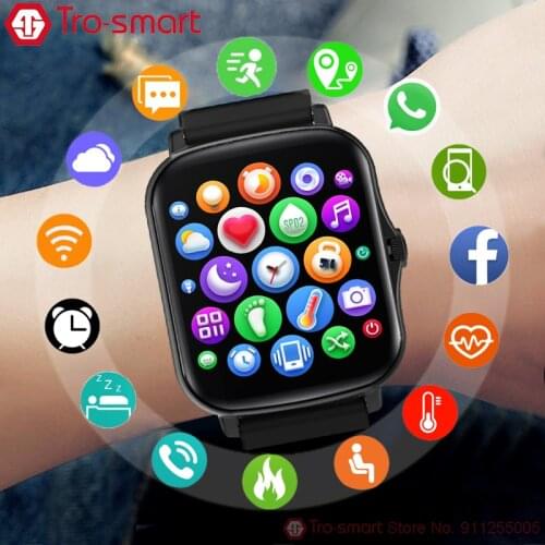 Top 2021 Smart Watch Men Women Smartwatch Electronics Smart Clock For Android IOS Fitness Tracker Sport Bluetooth Smart-watch