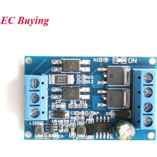 High-Power Control Board Module DC 4V-60V 600W MOS Tube PWM FET Trigger Drive Switch Module Adjustable Controller Dual-MOS