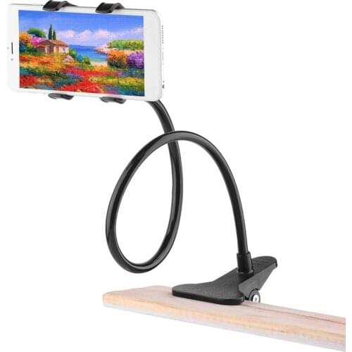2020 360 Rotating Flexible Long Arm cell phone holder stand lazy bed desktop tablet car selfie mount bracket for iphone 11