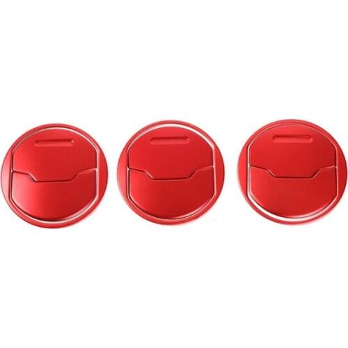 9 PCS Dashboard Console Central Air Outlet Vent Cover Trim for Ford Mustang 2015+ Car Accessories Auto Parts