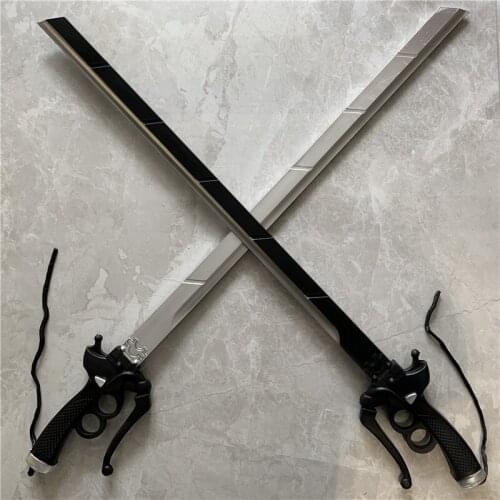 95cm Attack On Titan Mikasa Ackerman Sword 1:1 Props Weapon Eren Rivaille Mikasa Sword Cosplay Weapon Halloween Cos Props