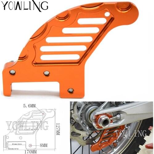 Motorcycle accessories cnc aluminum Rear brake disc guard potector for 530 EXCR/XCRW 2008 540 SX 2003-2016 200 EXC 2003-2017