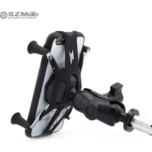X-Grip Phone Holder For SUZUKI GSX1300R HAYABUSA 1999-2007 GSX 1300R Motorcycle GPS Navigation Bracket 16-19MM