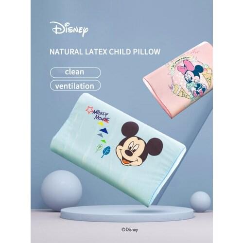 Disney Children Pure Natural Latex Pillows Thailand Remedial Sleep Pillow Protect Vertebrae Health Care Bedding Cervical Pillow