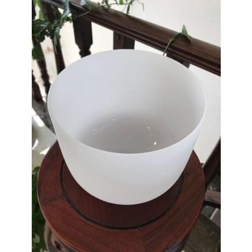 9"11" 2pcs Of Crystal Singing Bowl For Meditation Chakra Healing