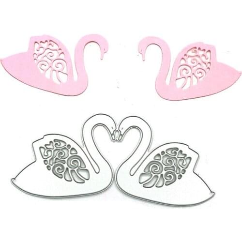 Julyarts A Pair of Swans Metal Cutting Dies New 2021 Scrapbooking Tools Scrapbook Paper Craft Knife Mould Blade Punch Stencils