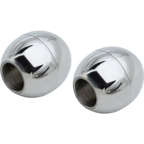 2pcs/lot 6mm End Clasp Strong Magnetic Clasps jewelry clasps For Bracelet Leather Cord Bracelet Connectors For Jewelry Making