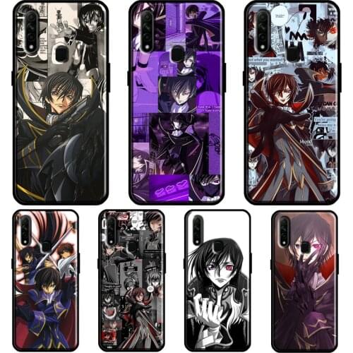 Lelouch vi Britannia Code Geass anime For OPPO A5 A9 2020 A31 A53 A52 A72 F7 Reno 2 Z Find X3 Pro A3S A15 A83 A91 A93 Phone Case