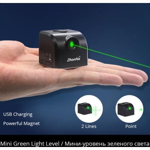 Mini Laser Level Horizontal And Vertical Cross Lines Super Powerful Green Laser Beam Line Indoors and Outdoors