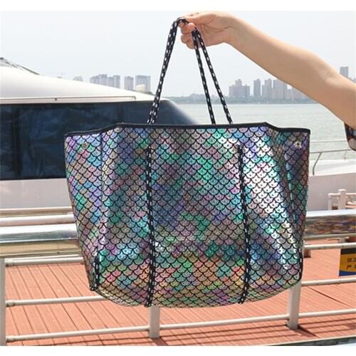 NEW Luxurious Metallic Women Handbag Shoulder Large-Capacity Brand Casual Tote Bag Top-Handle Bags Gold Purpel Red Silver