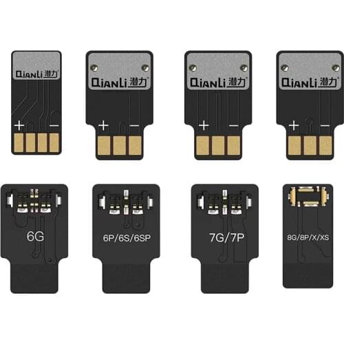 Qianli Battery Connection Board for iPhone XS X 8P 8 7P 7 6SP 6S 6P 6 Power Cord Boot Line Test Tool 4Pcs/lot